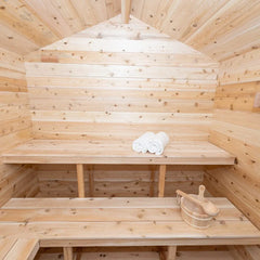 Dundalk Leisurecraft Canadian Timber Georgian Cabin Sauna | 6 Persons - Green Vista Living
