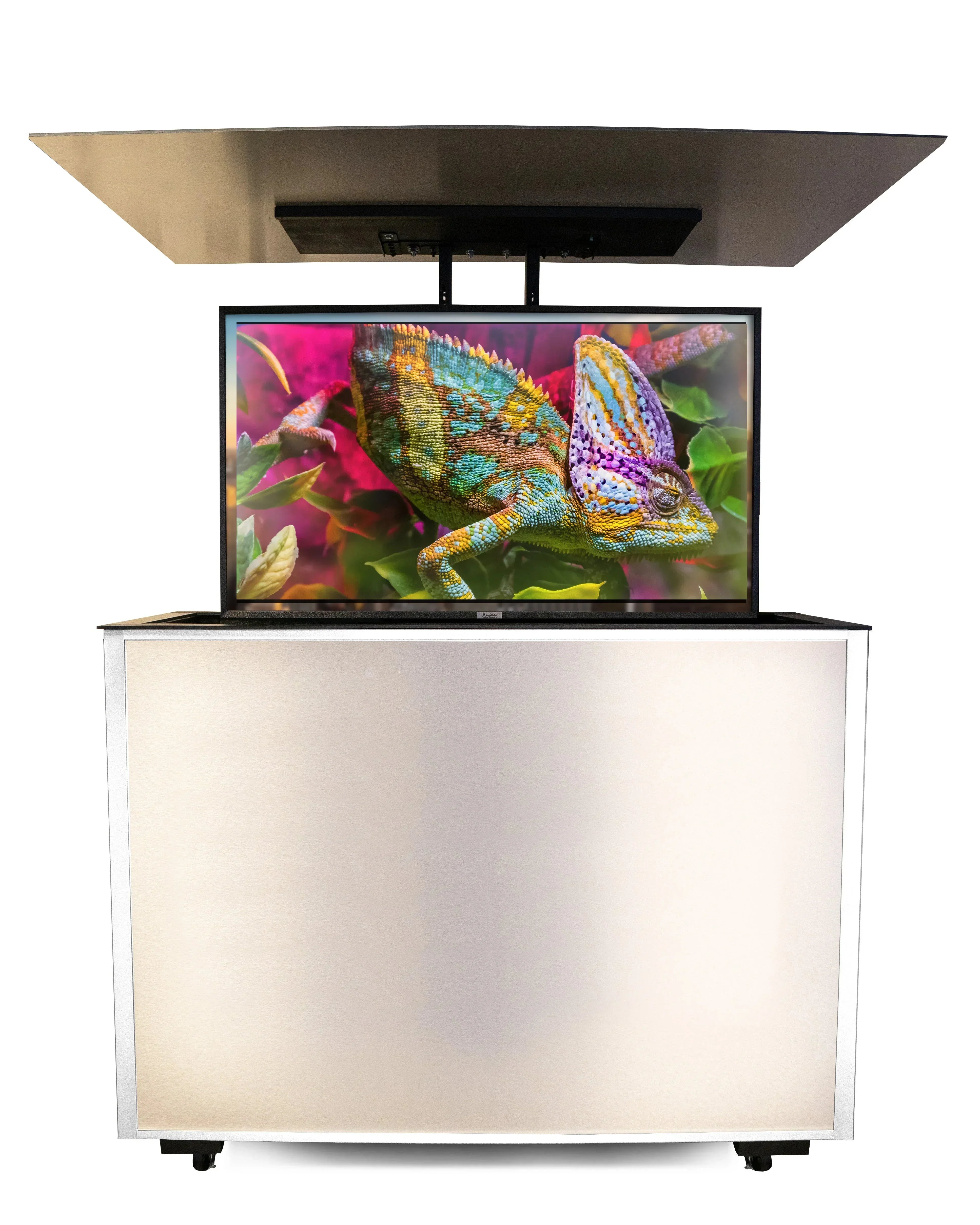 MirageVision 50" Outdoor TV Premium Lift Cabinet - Green Vista Living