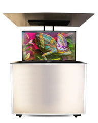 MirageVision 65" Outdoor TV Premium Lift Cabinet - Green Vista Living