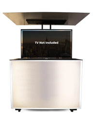 MirageVision 50" Outdoor TV Premium Lift Cabinet - Green Vista Living