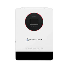 Liniotech solar inverter wall-mounted white unit with digital display and control buttons