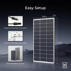 Renogy Premium RV Solar Kit 600W 12V/24V | Optional Smart Monitoring