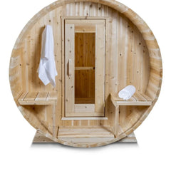 Dundalk Leisurecraft Canadian Timber Serenity Barrel Sauna | 4 Persons - Green Vista Living