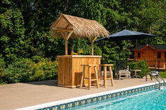 Dundalk Leisurecraft Canadian Timber Southern Fantasy Tiki Bar - Green Vista Living