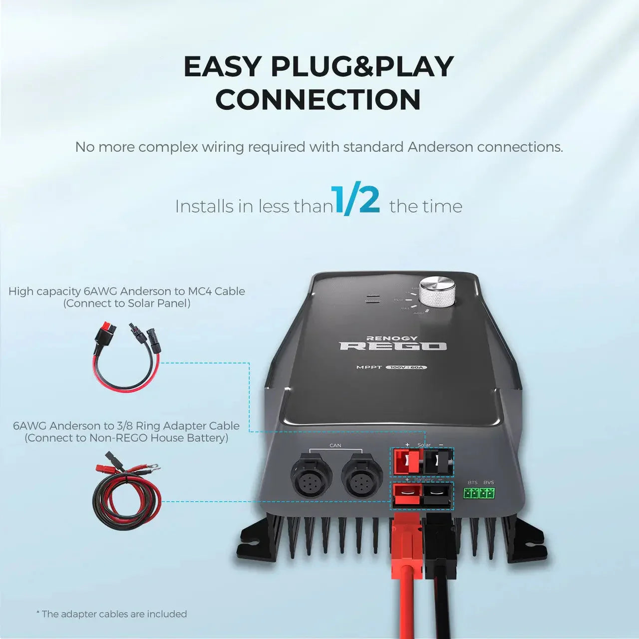 Renogy REGO 12V 60A MPPT Solar Charge Controller - Green Vista Living