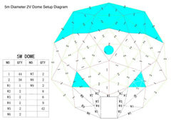 4-Season DELUXE Glamping Package Dome - 16'/5m - Phoenix Domes - Green Vista Living