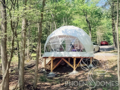4-Season DELUXE Glamping Package Dome - 16'/5m - Phoenix Domes - Green Vista Living