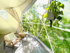 4-Season DELUXE Glamping Package Dome - 16'/5m - Phoenix Domes - Green Vista Living