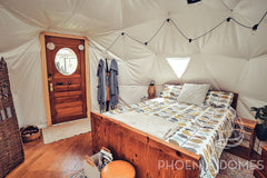 4-Season DELUXE Glamping Package Dome - 16'/5m - Phoenix Domes - Green Vista Living