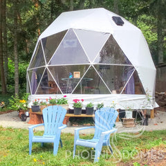 4-Season DELUXE Glamping Package Dome - 16'/5m - Phoenix Domes - Green Vista Living