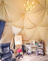 4-Season DELUXE Glamping Package Dome - 16'/5m - Phoenix Domes - Green Vista Living