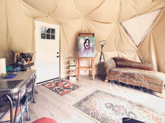 4-Season DELUXE Glamping Package Dome - 16'/5m - Phoenix Domes - Green Vista Living