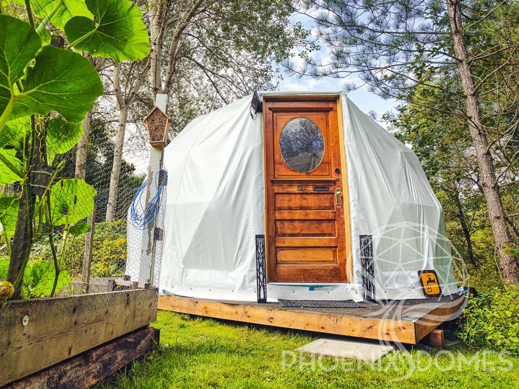 4-Season DELUXE Glamping Package Dome - 16'/5m - Phoenix Domes - Green Vista Living