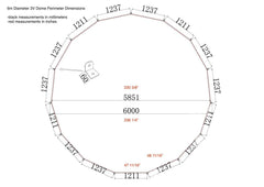 4-Season DELUXE Glamping Package Dome - 20'/6m - Phoenix Domes - Green Vista Living