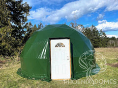 4-Season DELUXE Glamping Package Dome - 20'/6m - Phoenix Domes - Green Vista Living