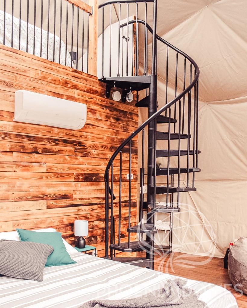 4-Season DELUXE Glamping Package Dome - 26'/8m - Phoenix Domes - Green Vista Living