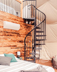 4-Season DELUXE Glamping Package Dome - 26'/8m - Phoenix Domes - Green Vista Living