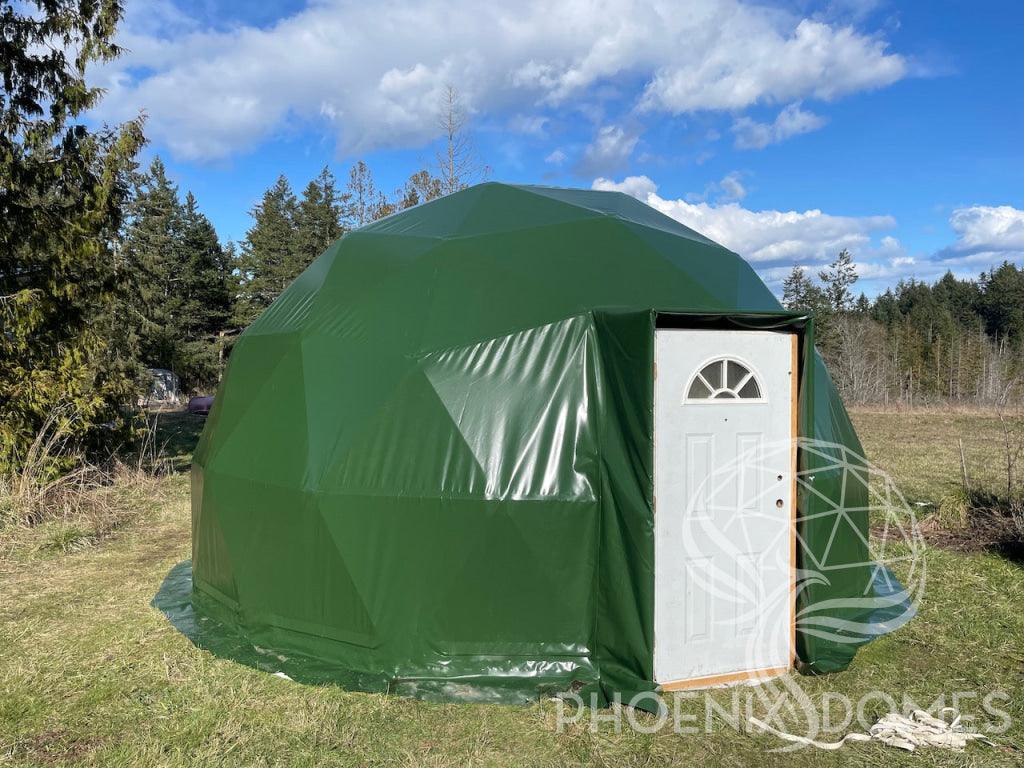4-Season DELUXE Glamping Package Dome - 26'/8m - Phoenix Domes - Green Vista Living