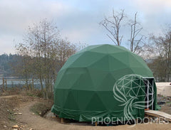 4-Season DELUXE Glamping Package Dome - 26'/8m - Phoenix Domes - Green Vista Living