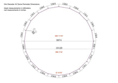 4-Season DELUXE Glamping & Yoga Package Dome - 33'/10m - Phoenix Domes - Green Vista Living