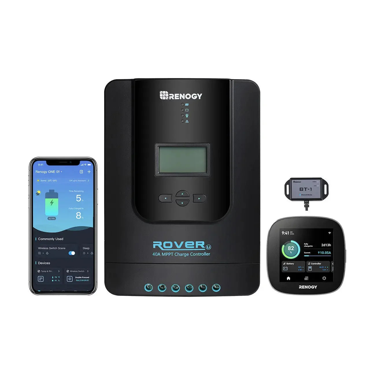 Renogy Rover Li 30/40/60/100 Amp MPPT Solar Charge Controller with Renogy ONE Core - Green Vista Living