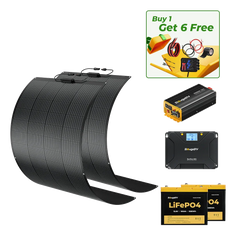 BougeRV 12V 400 Watt Flexible Solar System Kit - Green Vista Living