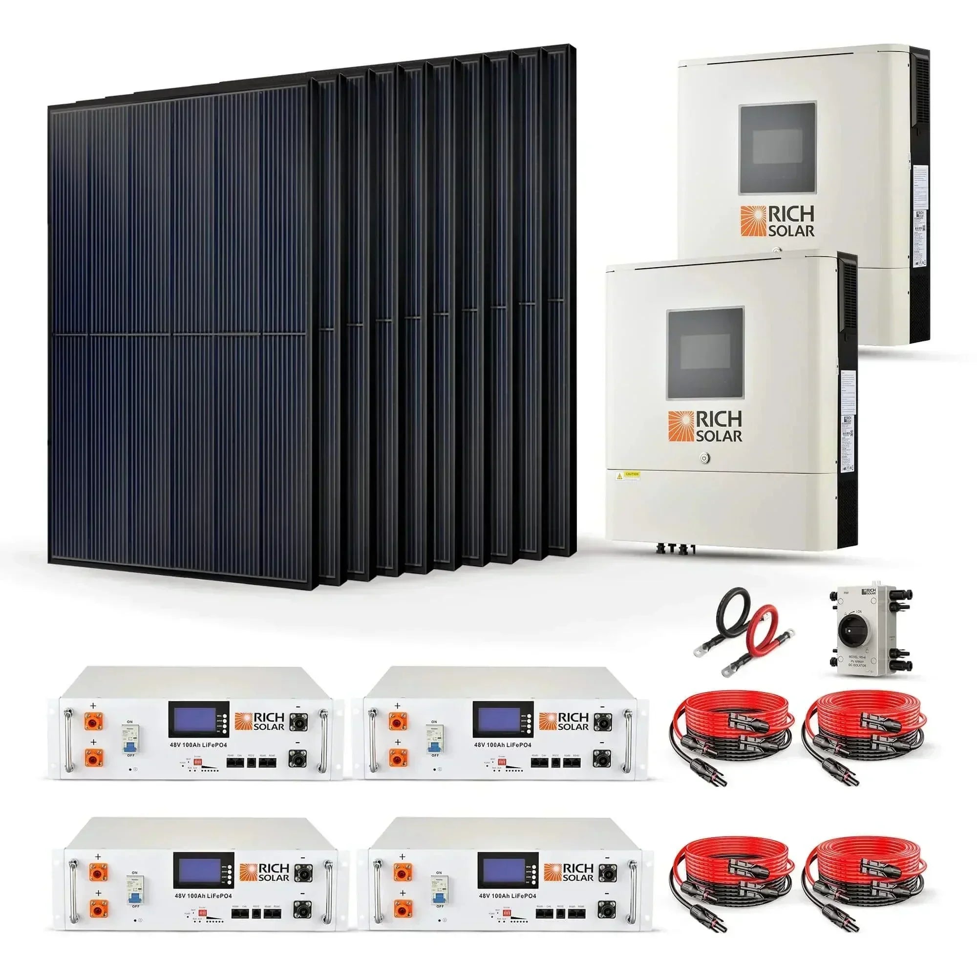 Rich Solar 4000W 48VDC-240VAC Solar Kit - Green Vista Living