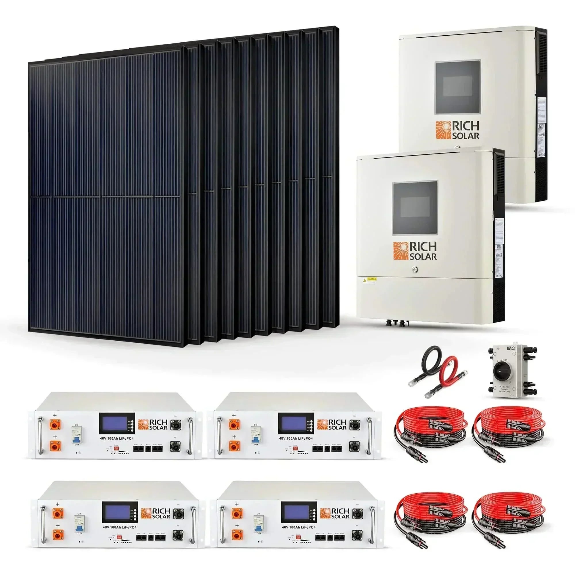 Rich Solar 4000W 48VDC-240VAC Solar Kit - Green Vista Living