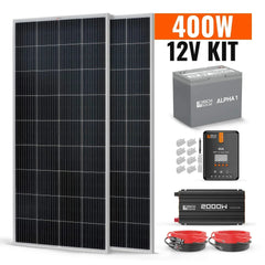 Rich Solar - 400 Watt Complete Solar Kit - Green Vista Living