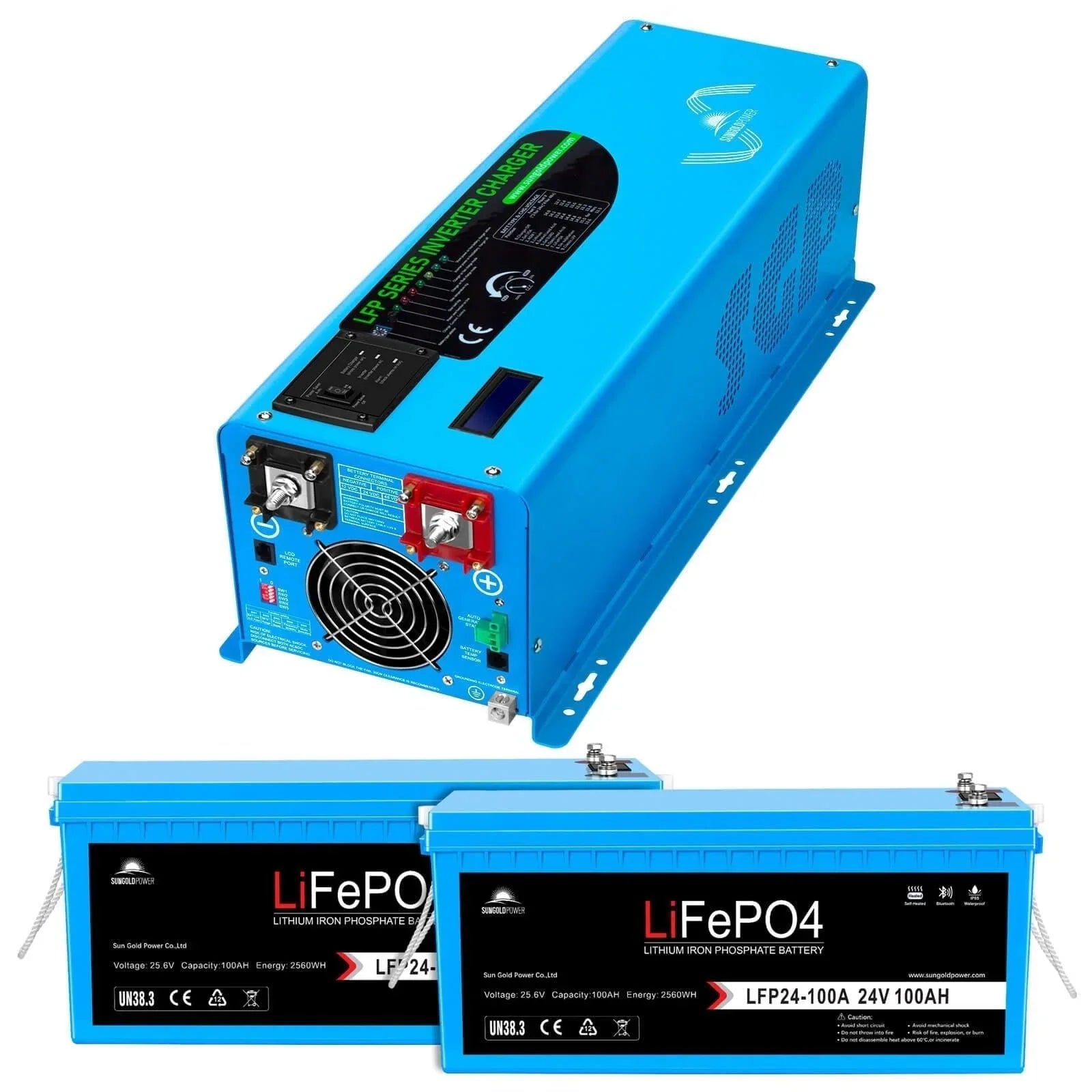 4000W DC 24V Split Phase Pure Sine Wave Inverter With Charger - Green Vista Living