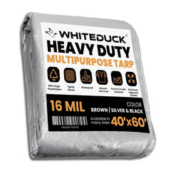 Super Heavy Duty Poly Tarp Cover Thick 16 Mil, 8 oz - Green Vista Living