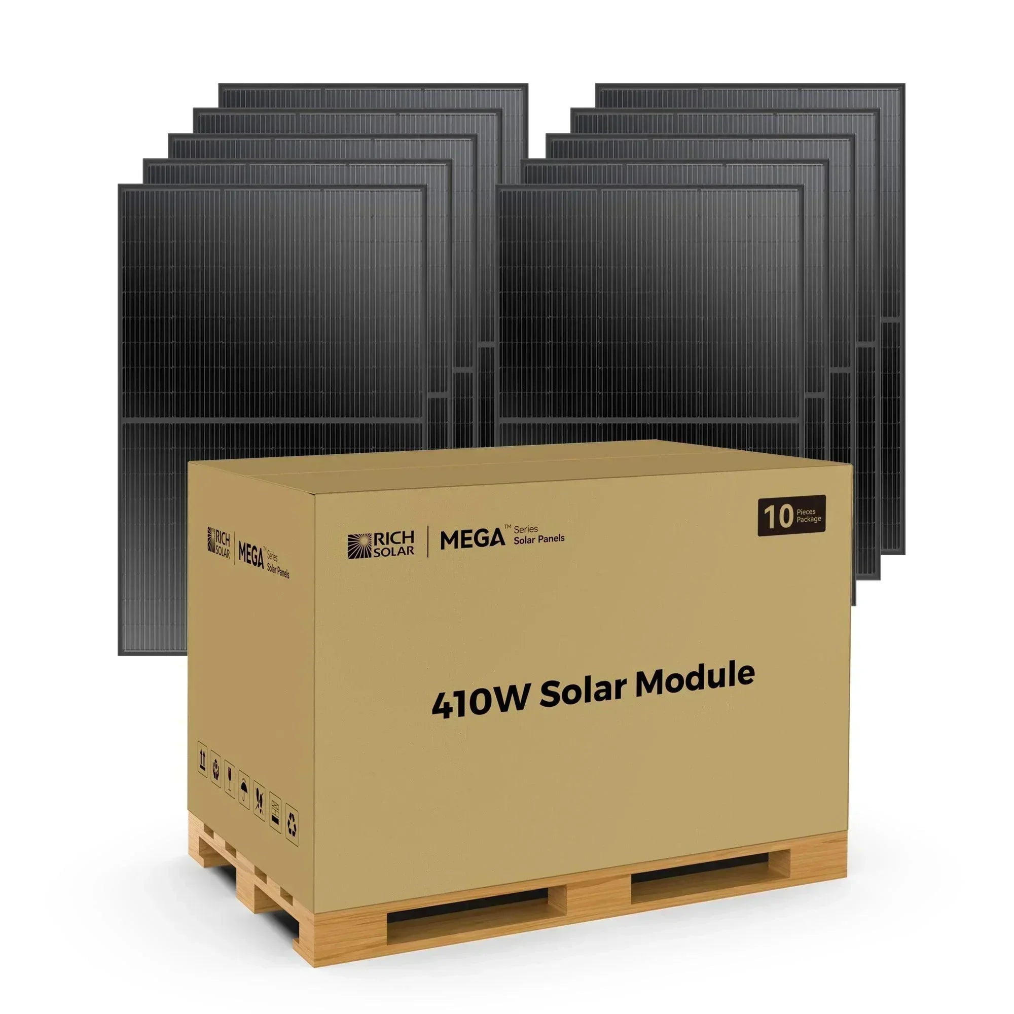 Rich Solar MEGA 410 Watt Solar Panel | Premium Grid-tie or Off-grid Solar Panel for Residential, Commercial, Agriculture - Green Vista Living