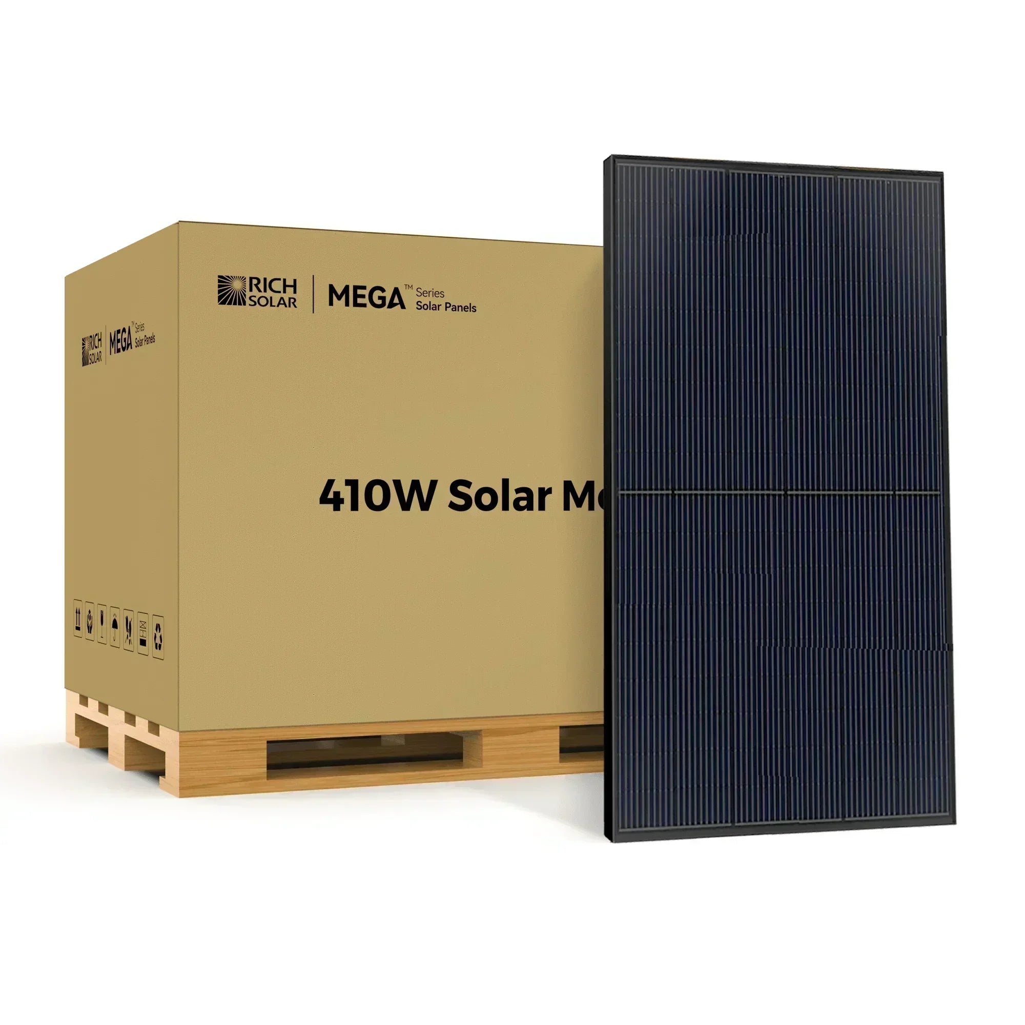 Rich Solar MEGA 410 Watt Solar Panel | Premium Grid-tie or Off-grid Solar Panel for Residential, Commercial, Agriculture - Green Vista Living