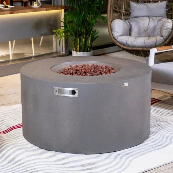 Elementi Pacaya Fire Table With Propane Tank Drawer OFG311 - Green Vista Living