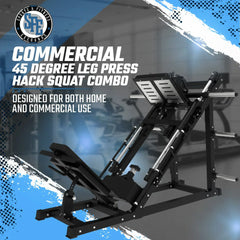 Plate Loaded 45° Leg Press & Hack Squat Machine (New) Sports & Fitness Exchange