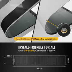 BougeRV Yuma 100W CIGS Thin-film Flexible Solar Panel with Tape (Long Version) - Green Vista Living