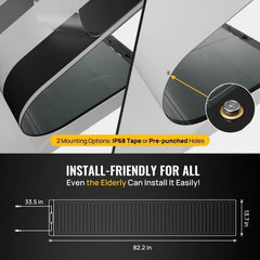 BougeRV Yuma 100W CIGS Thin-film Flexible Solar Panel with Tape (Long Version) - Green Vista Living