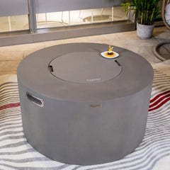 Elementi Pacaya Fire Table With Propane Tank Drawer OFG311 - Green Vista Living