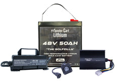 GOLFZILLA BUNDLE - 48V 50AH LITHIUM & 48V 10A WATERPROOF CHARGER - Green Vista Living