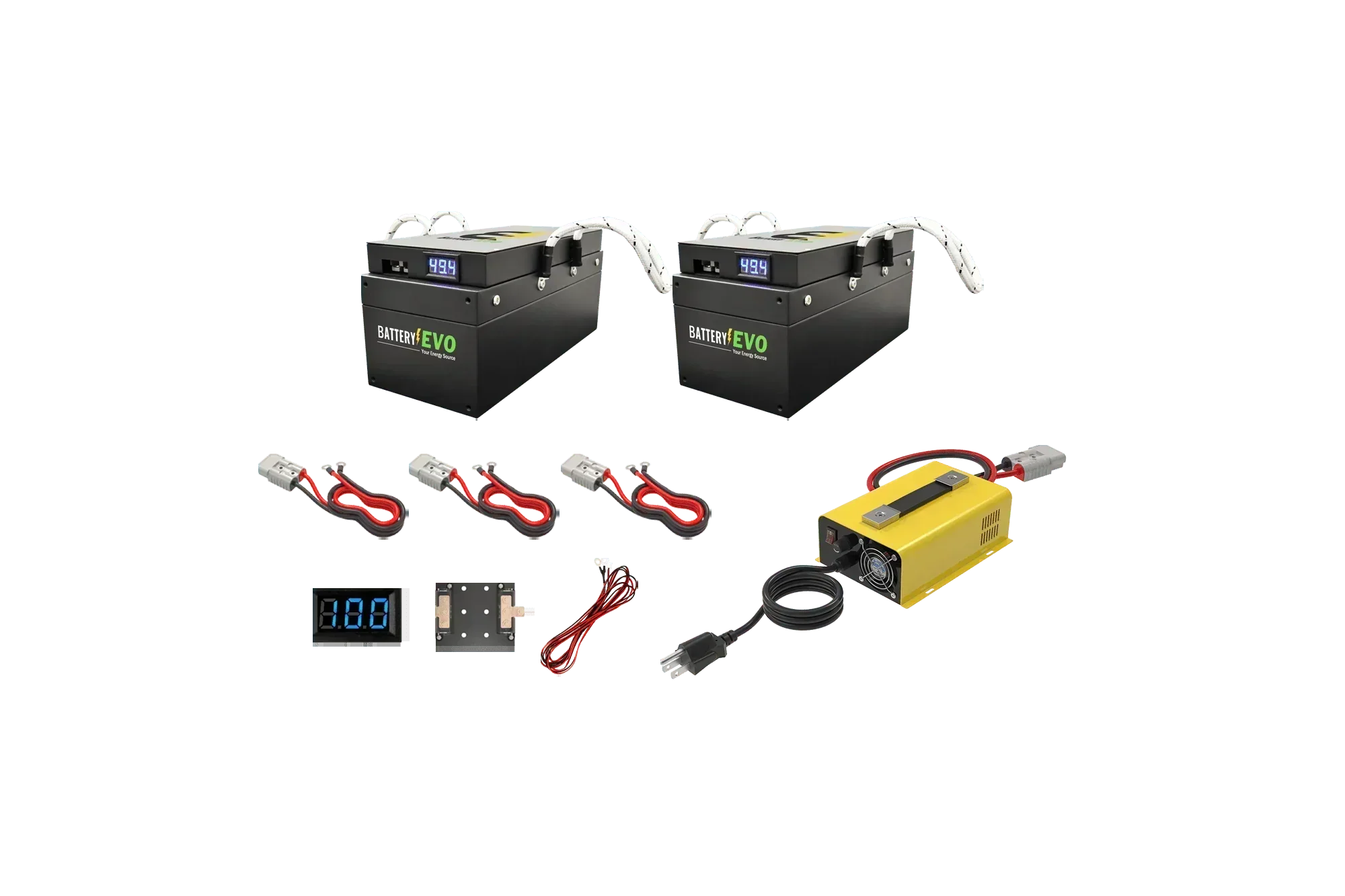BatteryEVO 48V BADGER 2x Battery Kit (94Ah - 4.2 kWh) - Green Vista Living