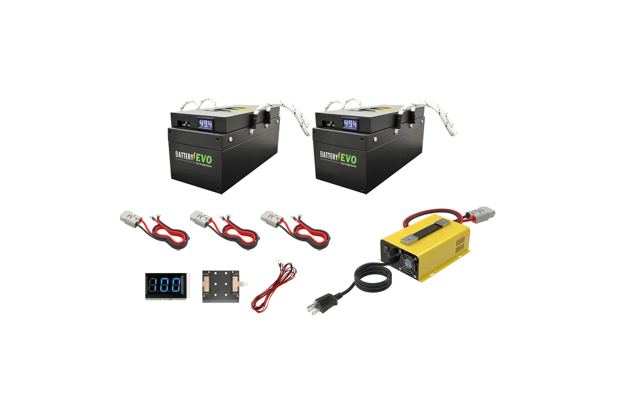 BatteryEVO 48V BADGER 2x Battery Kit (94Ah - 4.2 kWh) - Green Vista Living