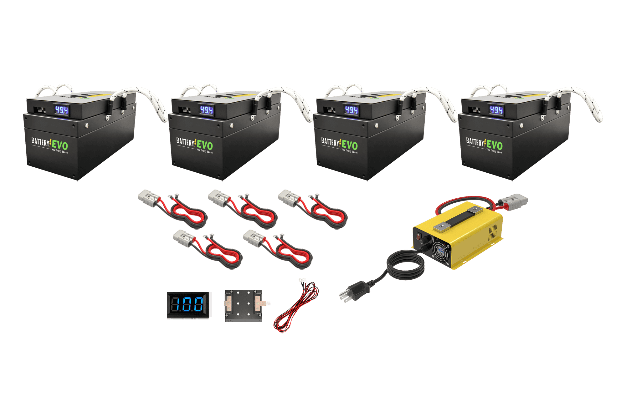 BatteryEVO 48V BADGER 4x Battery Kit (188Ah - 8.4 kWh) - Green Vista Living