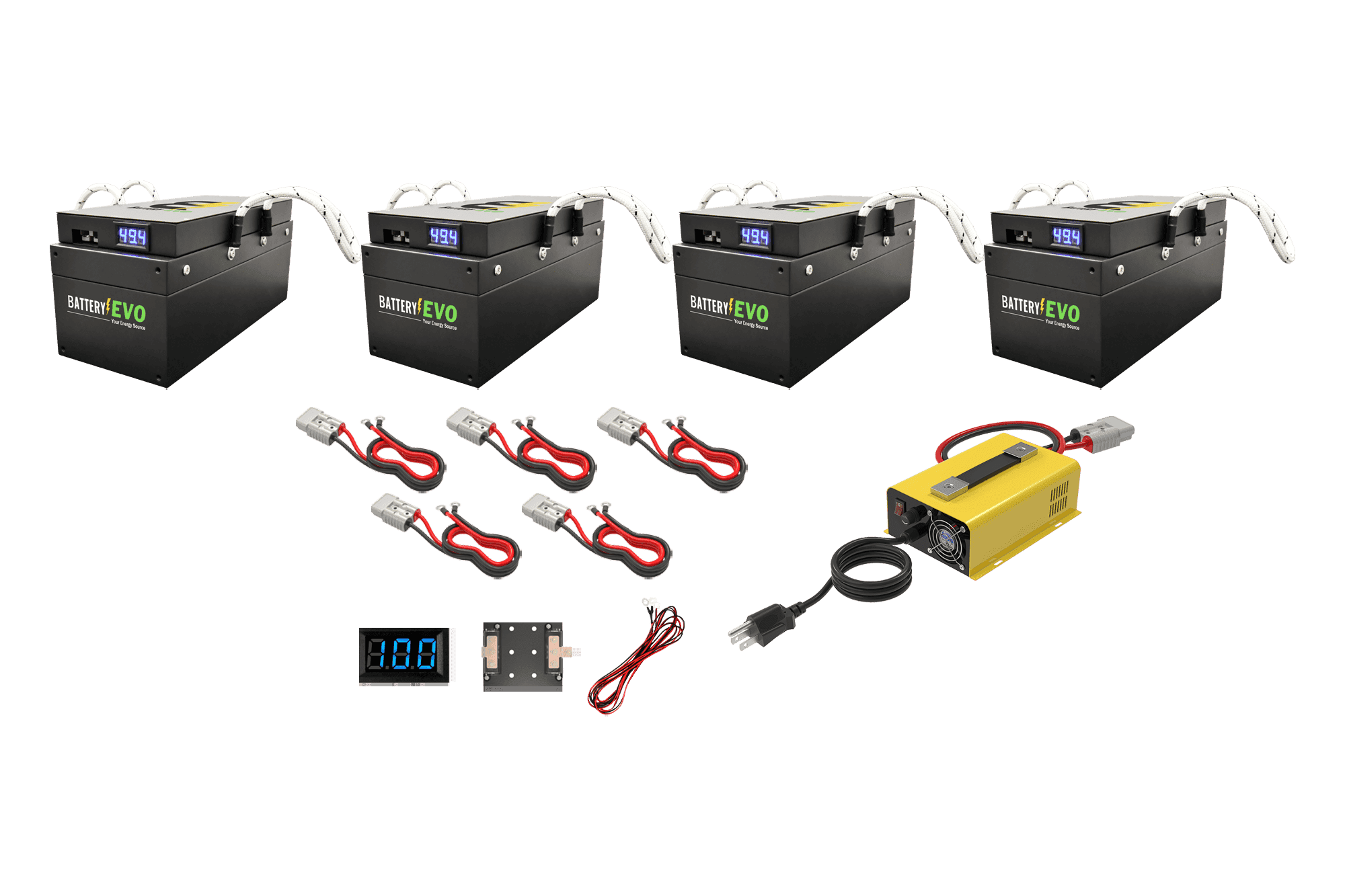 BatteryEVO 48V BADGER 4x Battery Kit (188Ah - 8.4 kWh) - Green Vista Living
