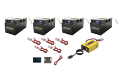 BatteryEVO 48V BADGER 4x Battery Kit (188Ah - 8.4 kWh) - Green Vista Living
