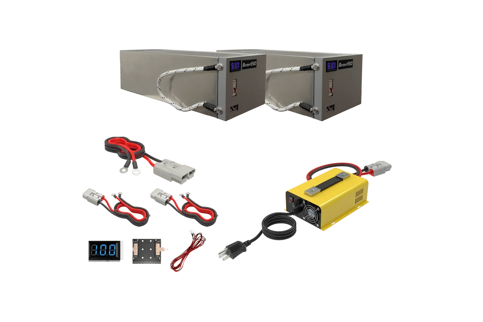 BatteryEVO 48V CHIHUAHUA 2x Battery Kit (80Ah - 4 kWh) - Green Vista Living