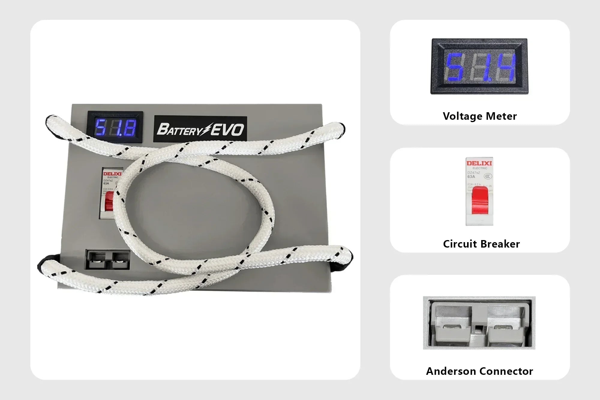 BatteryEVO 48V CHIHUAHUA 3x Battery Kit (120Ah - 6 kWh) - Green Vista Living