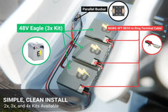 EAGLE 48V 4.5kWh Lithium Battery 3x Kit