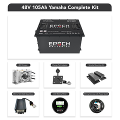 Epoch Batteries 48V 105Ah (Other) Lithium (LiFePO4) Golf Cart Battery - Complete Kit - Green Vista Living
