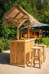 Dundalk Leisurecraft Canadian Timber Southern Fantasy Tiki Bar - Green Vista Living