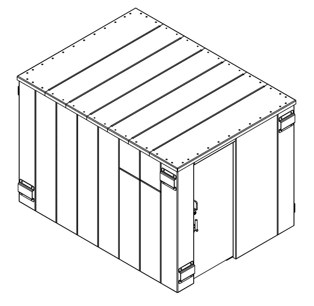Swisher ESP Safety Shelter- 20 Person Private / 12 Person Business - Green Vista Living